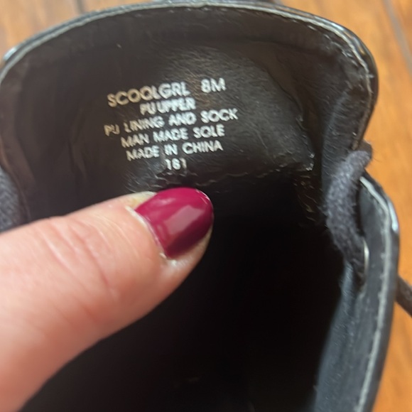 Steve Madden size 8 Schoolgirl lace up booties - Picture 4 of 6